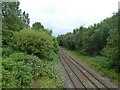 Railway towards Darwen Station in BB3 3AW