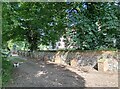 Wall to the churchyard of St Giles in NR11 7ES
