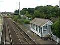 Acle station, looking west from the footbridge in NR13 3DF