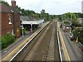 Acle station, looking east from the footbridge in NR13 3DF