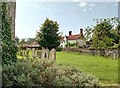 Churchyard of Ss Peter and Paul and the Earle Arms pub, Heydon in NR11 6RH