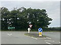Approaching A40 near Haverfordwest in SA62 4BB
