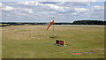 Wind sock at Luton Airport in LU2 8PA