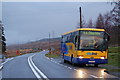 A very wet A82 at Bridge of Orchy in PA36 4AB