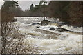 River Dochart in spate at Killin in FK21 8UP