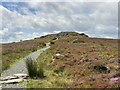 Track towards the summit of Blorenge in Llanfoist Fawr Community