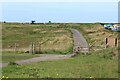 Track by car park near St Govan's Head in SA71 5DR