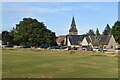 Christ Church Chorleywood seen from the common in WD3 5LY