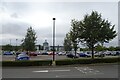 Car park at Serpentine Green in PE7 8RH