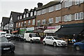 Shopping parade, West Barnes Lane in KT3 6NB
