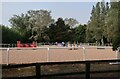 Show jumping area by Barcham Road in Soham North Ward