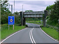 Rail Bridge over the A6 near Kibworth in LE8 0WL