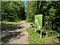 Path junction in Lofthouse Colliery Nature Park in WF3 3SN