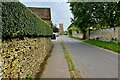 View up Ledwell Road to the church in OX7 7AG