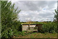 Hide overlooking Kingfishers Bridge Nature Reserve in CB7 5XL