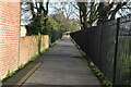 Footpath, Sutton Common Park in SM1 3HH