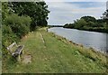 Seat along the Gloucester and Sharpness Canal in GL13 9HN