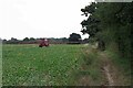Crop Spraying by Frating Footpath 1 in CO7 7DR