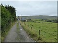 Farm track to Lodge Moss Farm in Trawden Forest