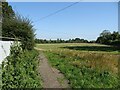 Footpath and field, Wincham in CW9 6EB