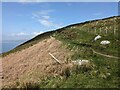 The byway across the hillside above Llwyngwril in LL37 2JH