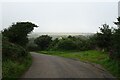 Road descending from Tregadgwith in TR19 6BD