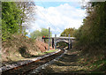 Railway bridge, Stowford in Weston and Crewe Green