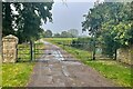 Gated road to Ilbury Bridge in OX7 7AP