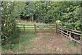 Gate on the footpath to Deddington in OX25 6HX