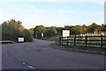 Access road to Huntingdon Racecourse in PE28 4RA