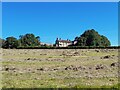 A field of cut hay waiting to be baled in Brinsley