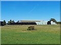 Stacked bales at Cockerhouse Farm in NG16 5BF