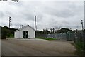 Electric substation beside the road in TR20 9BL