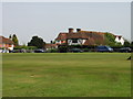 Looking E across the village green at Benenden in TN17 4DL