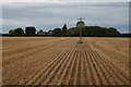 Stubble field by Manor House Farm in Tittleshall