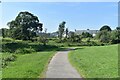 Riverside path at The Flats in DG5 4EQ