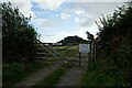 Field entrance near Treleague Crossroads in TR12 7GF