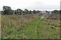 Footpath over the railway to Harrowden Road in NN8 4HB