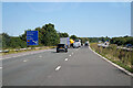 Westbound M20 near Stanford in TN25 6JQ