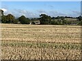 Harvested field on the Wynnstay estate in Ruabon Community