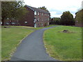 Footpath off Hazlebarrow Crescent, Jordanthorpe (2) in S8 8JR