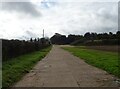Concrete track to The Brecks Farm in NR25 7DE