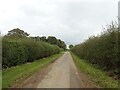 Wall's Lane towards Letheringsett in Letheringsett with Glandford