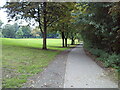 Footpath in Prince's Park, Irlam (1) in M44 6GP