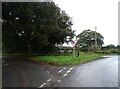Minor road junction, Lodge Common in NR12 8LB