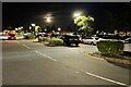 Full moon over Westcroft Centre car park in MK4 4BY