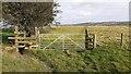Stile beside gate across footpath to Earby in BB18 6GF