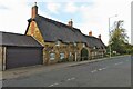 Thatched cottages on St Botolph's Road in NN15 6GE