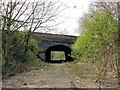 Hoole Village - bridge carrying the A41 over the disused Mickle Trafford railway in CH2 2LW