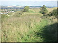 Approaching the former chalk pits at Blow's Down Nature Reserve in LU5 4PN